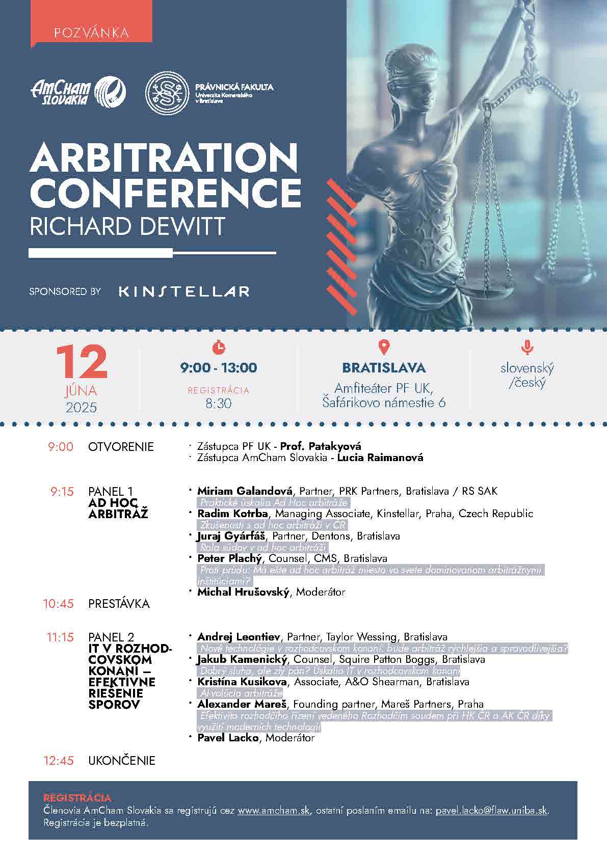 Pozvánka na Arbitration Conference 2025