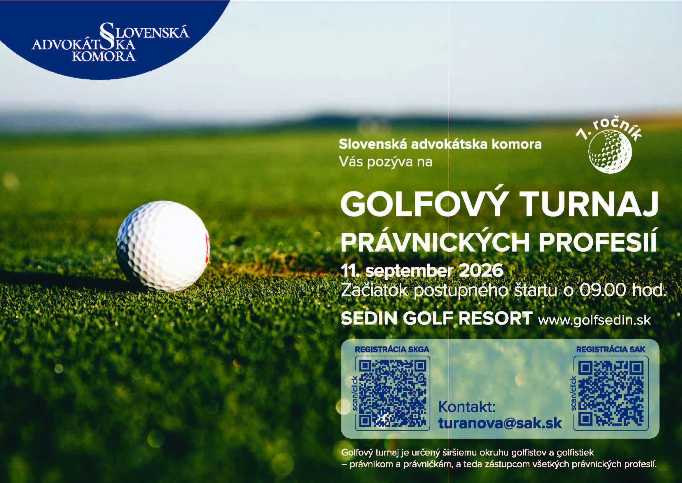 Golfový turnaj právnických profesií