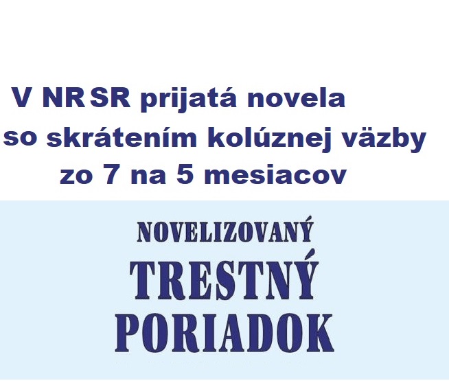 Vyjadrenie SAK k novele trestného poriadku týkajúcej sa kolúznej väzby