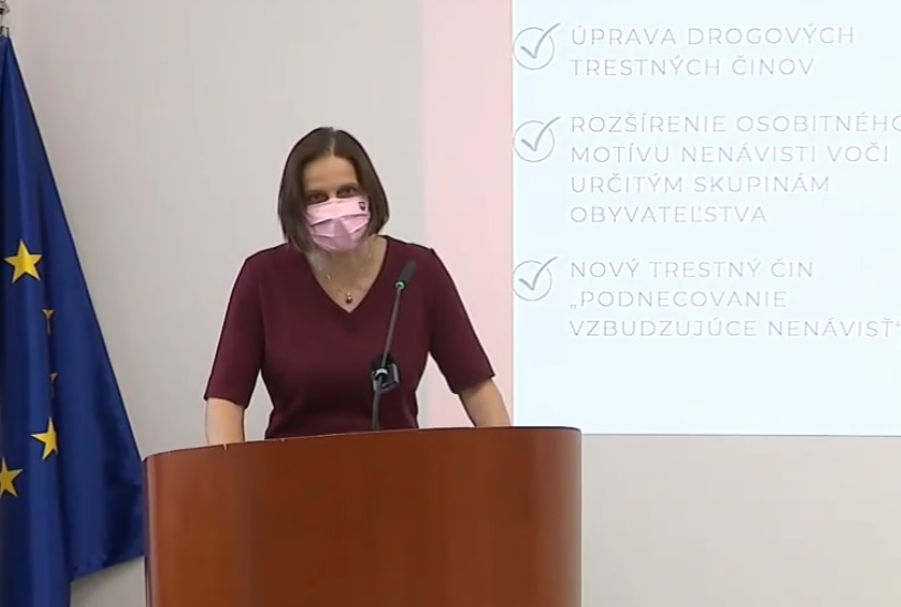 SAK K NOVELE TRESTNÝCH KÓDEXOV ohlásenej Ministerstvom spravodlivosti SR