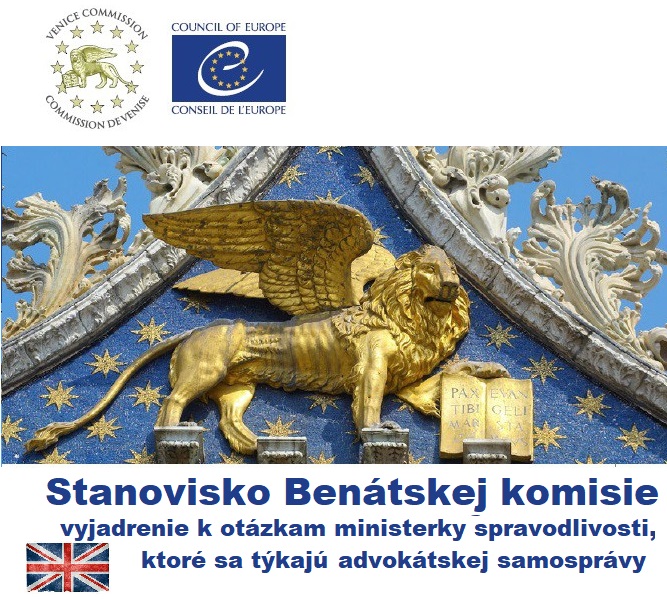 Benátska komisia neodporúča ministerke spravodlivosti meniť systém advokátskej samosprávy